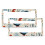 Rustic Watercolor Chicken License Plate Frames Aluminum 2 1