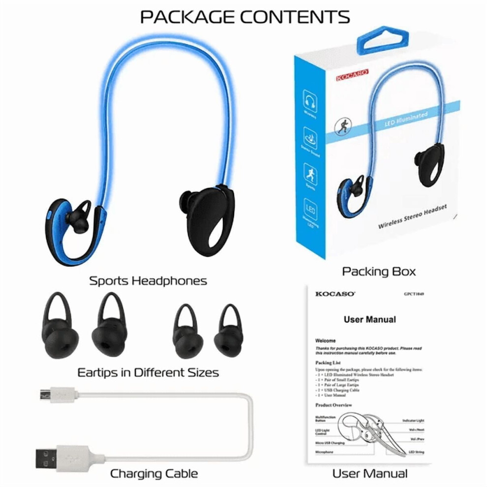 (Lk-Ltd)-Wireless Sports Headsets Wireless V4.1 Neckband Earphones Hd Stereo Sweat-Proof Headphones Earbuds.-Ï¼Gf1n4,4['\P4ï¼ 9464372768349
