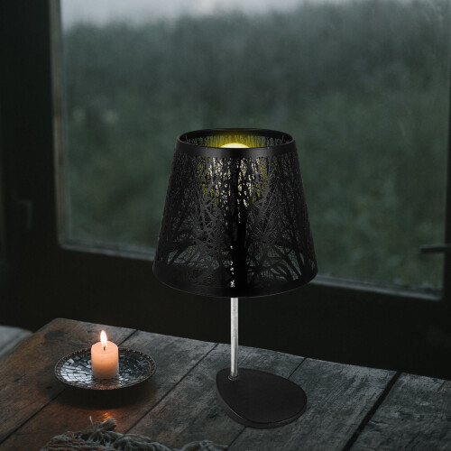 1Pc Black Lampshade for Ceiling Light Modern Decor