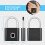Smart Padlock O11 Zinc Alloy Fingerprint Lock 46mm Width 4