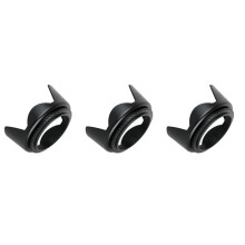 3St 55Mm Dslr Camera Lens Hood Zwart Beschermkap Voor Olympus