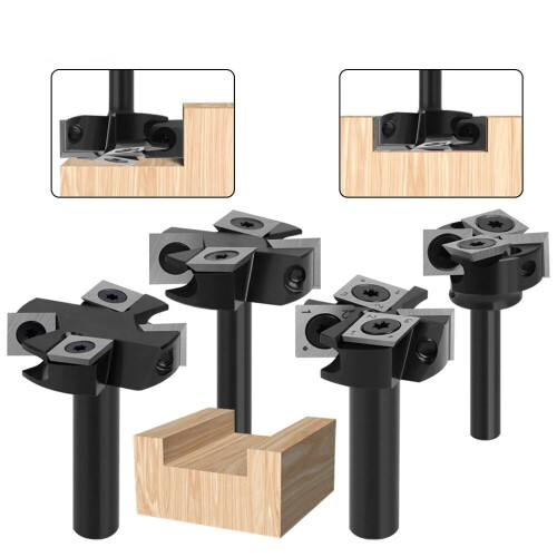 4Flutes CNC Spoilboard Επιφανειακό κομμάτι δρομολογητή ισοπέδωσης πλάκας με διάμετρο 2