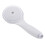 White Handheld Shower Head ABS Pressurized 1-Pack 8