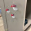 Red Mushroom Refrigerator Magnets 3D 3 Sizes 6