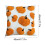 Kuddfodral med broderi i sammet, pumpa, 45x45 cm 3