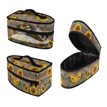 Sunflowers Travel Steamer Carrier Bag 11.8x6.69x5.5 Inches Universal for Most Irons for Full-Size Irons(Case Only)