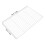 White Metal Freezer Shelf Divider for Efficient Space Management and Organized Storage 2