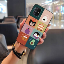 Cute Dirt-Resistant Graffiti Phone Case Compatible with Samsung Galaxy A71 5G/A Quantum – Soft TPU Anti-Knock Full Cover