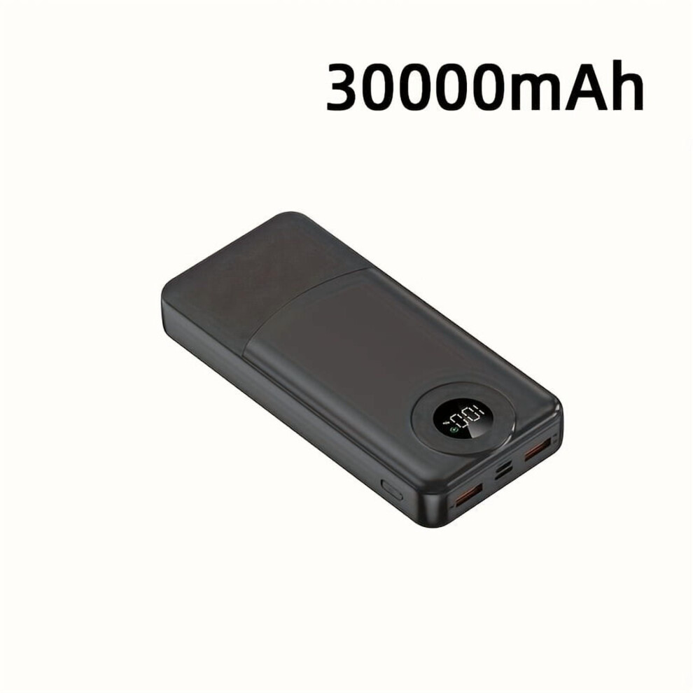 50000Mah Portable Power Bank With Led Display & Lanyard Â Safe Lithium Battery, Compatible With Phones/Android, Outdoor Emergency Use 9464372771097