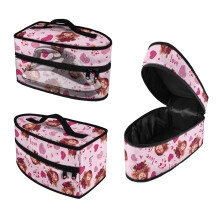 Little Cow Rose Portable Iron Storage Bag Protective Iron Accessories Large Size Fits Travel, Case Only