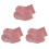 3Pièces Bébé Rose Coton Épais Confortables Pour - 1