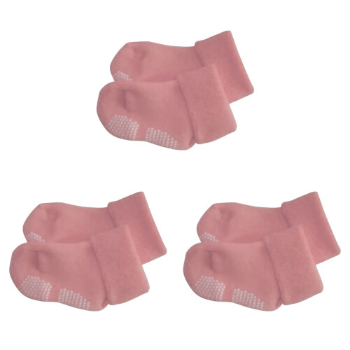 3Pièces Bébé Rose Coton Épais Confortables Pour -