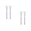 2Paren Duurzame Drum Brushes Paars Met Comfortgreep 1