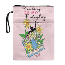 Lightweight Gift Book Sleeve Protector (11.4"x8.66"), Polyester Organizer for Teachers, Classroom & Reading Lovers