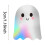 Halloween Ghost Sticker Rolls Cute Laser Cut 500pcs 4