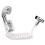 Ensemble de douchette réglable avec flexible long pour lavabo 4