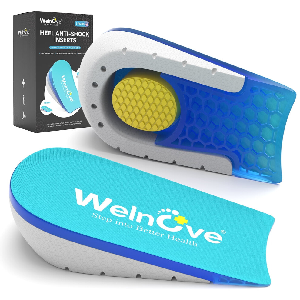 Gel Heel Cushion Inserts for Achilles and Plantar Fasciitis