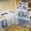 Mini Storage Bins with Lids, Handles & Latches - 4pcs 8