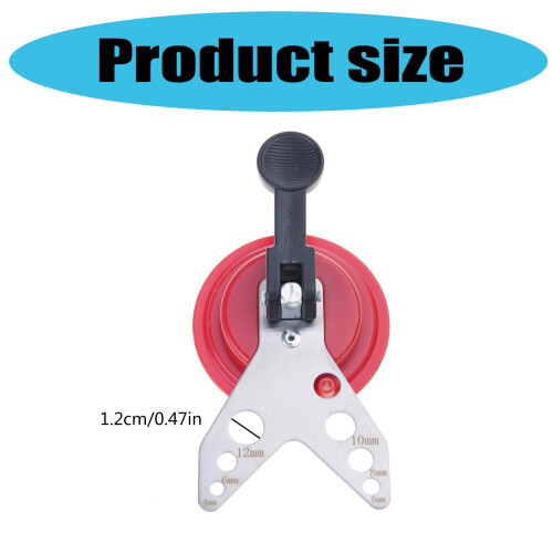 Tile and Glass Drill Positioning Tool with Strong Suction Base for Accurate Hole Placement in Homes Projects 2