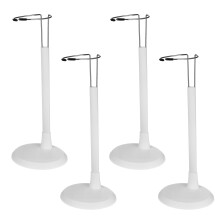 4St Wit Verstelbaar Frame Voor Actiefiguren En Poppenmodel Opslag