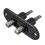 4 PCS Door Slide Gate Opener Locking System Black 2