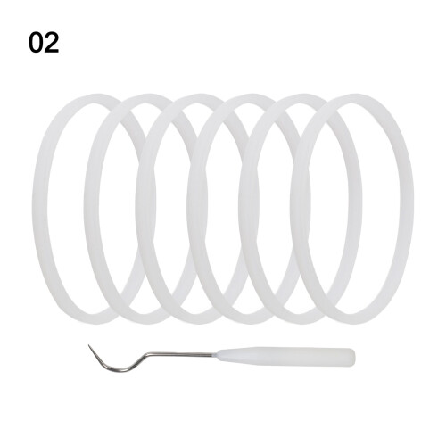 Rubber Gaskets Replacement Seal 8.2 cm for Blender 6 Pack 1