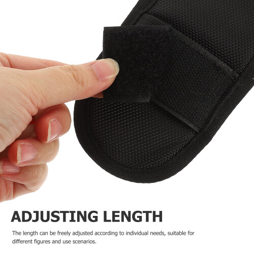 Backpack Shoulder Pad Black 1Pcs 9X3.1in 1
