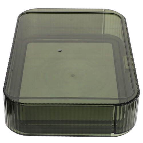 1Set Storage Bin with Drawers for Office and Living Room Green Rectangular Shape 20x30x6in 2