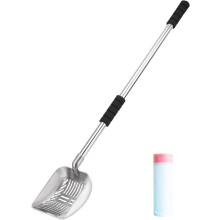 Ergonomic Cat Litter Scoop with Non-Stick Surface and Foam Padded Grip Design