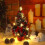 16" Pre-lit Mini Christmas Tree with Bows, Pine Cones & Woven Base – Tabletop Artificial Xmas Tree Decor 3
