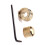 Guitar Tone Knobs Dual Golden 1 Pair 5