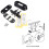 4 PCS Door Slide Gate Opener Locking System Black 8