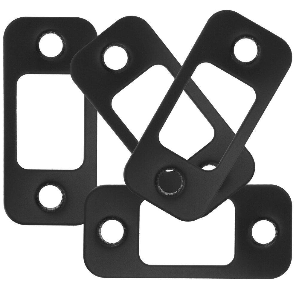 4Pcs Deadbolt Strike Plates Security Strike Plate Deadbolt Cover Plate Hole Strike Plates 9464372771899