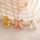 Bubble Letter Necklace 18K Gold Plated Initial Pendant 3