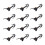 12 Pieces Train Coupler Hook Hobby Trains Accessory HO Scale Hook Train Hook for black 3