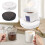 Rechargeable Automatic Coffee Stirrer – Magnetic Base for Multi-Purpose Mixing, Auto Stir Function, Compatible with Home & Office 2