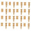 20Pcs Leaf Alignment Pins Metal Dowel Aligner for Table Leaf Connectors 5