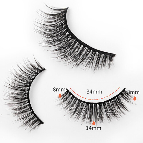 10 Pairs 8D Dramatic Wispy Cat Eye False Eyelashes – Volume Lash Multipack Kit, Compatible with Natural Lash Extensions 2