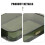 1Set Storage Bin with Drawers for Office and Living Room Green Rectangular Shape 20x30x6in 6