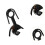12 Pieces Train Coupler Hook Hobby Trains Accessory HO Scale Hook Train Hook for black 6