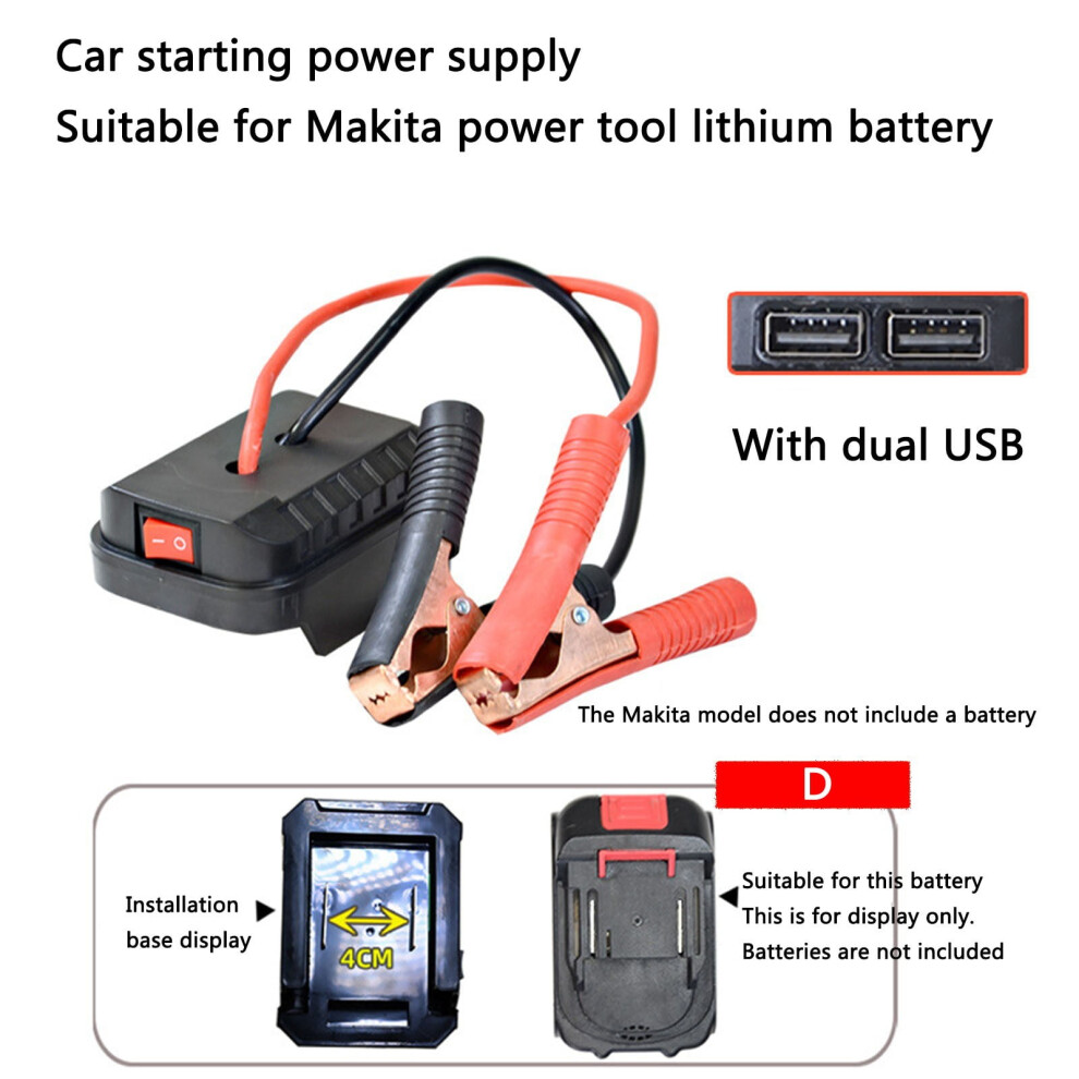Portable Car Battery Jump Starter Â Compatible With Gas & Diesel Vehicles, Emergency Booster Pack With Electric Wrench 9464372772193