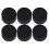 6pcs Black PU Pool Cue Tips 14mm Multi-Layer Replacement Billiard 7