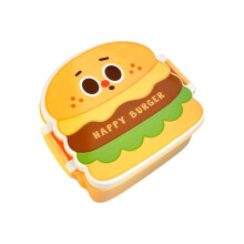 Boîtes à bento, boîtes à lunch en forme de hamburger et de frites, contenant alimentaire hermétique et sécurisé pour le bureau, fraîcheur