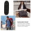 Backpack Shoulder Pad Black 1Pcs 9X3.1in 4