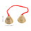 Tingsha Cymbals Brass Handheld Bells 1 Pair 2