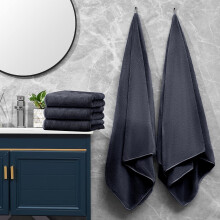 Bath Towels, 5 PCS Bath Towels Set for Bathroom Thick Soft Absorbent Towel Set of 5 Household Wash Face Gift Towel, Towels for Bathroom