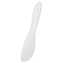 White Butter Spreader Small, Plastic, 1 Pack, Dishwasher Safe, Mess-Free, Compatible with Everyday Use