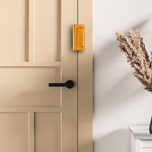 Home Security Door Reinforcement Lock - High Strength, Easy Installation, Durable Aluminum Design for Enhanced Security 2