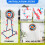 Bow and Arrows Set with LED Lights 10 Arrows and Standing 7