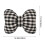 Karymi Bow Ribbon Lumbar Pillow 38x30cm Black 3
